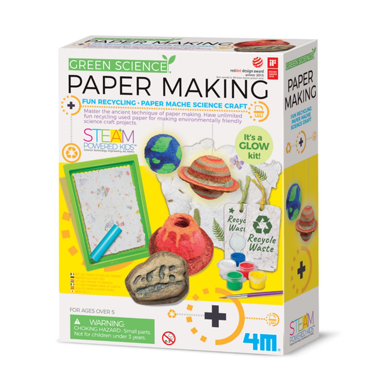 4M - Set crea y decora papel reciclado