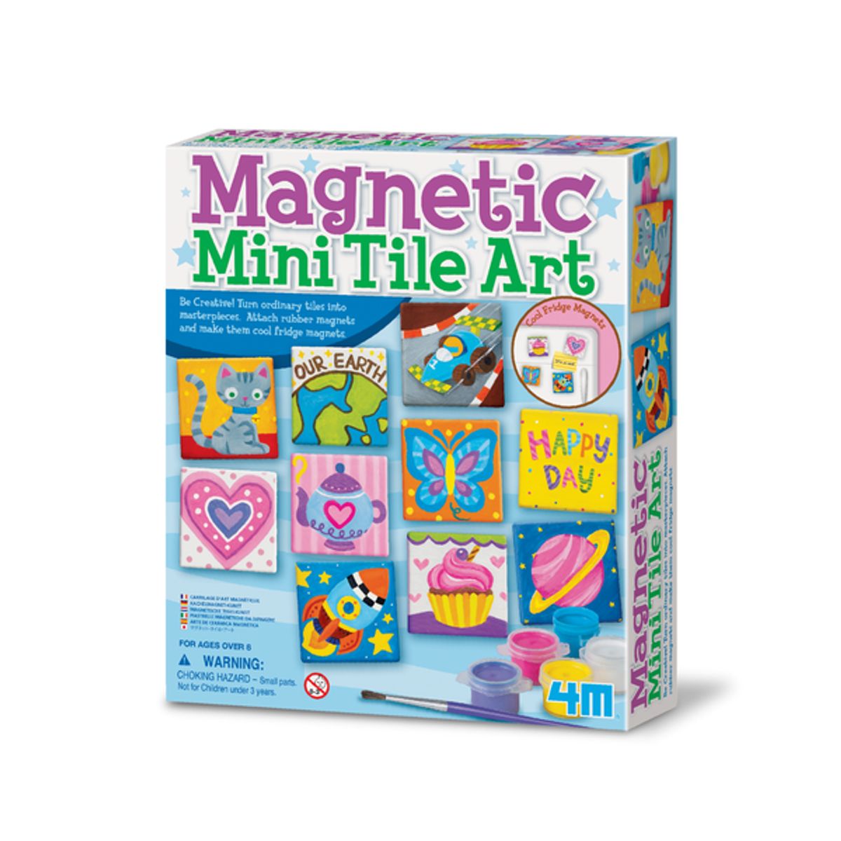 4M - Pinta y decora mini azulejos magnéticos