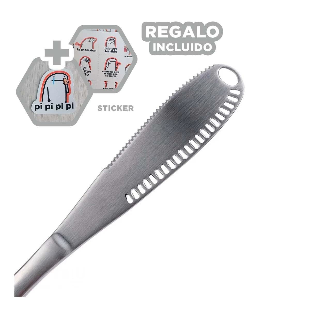 GENERICO - Pack6 Utensilio para Pan 26x20cm Y+Regalo Stickers