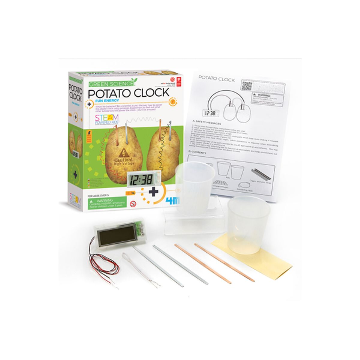 4M - Set crea un reloj con papas