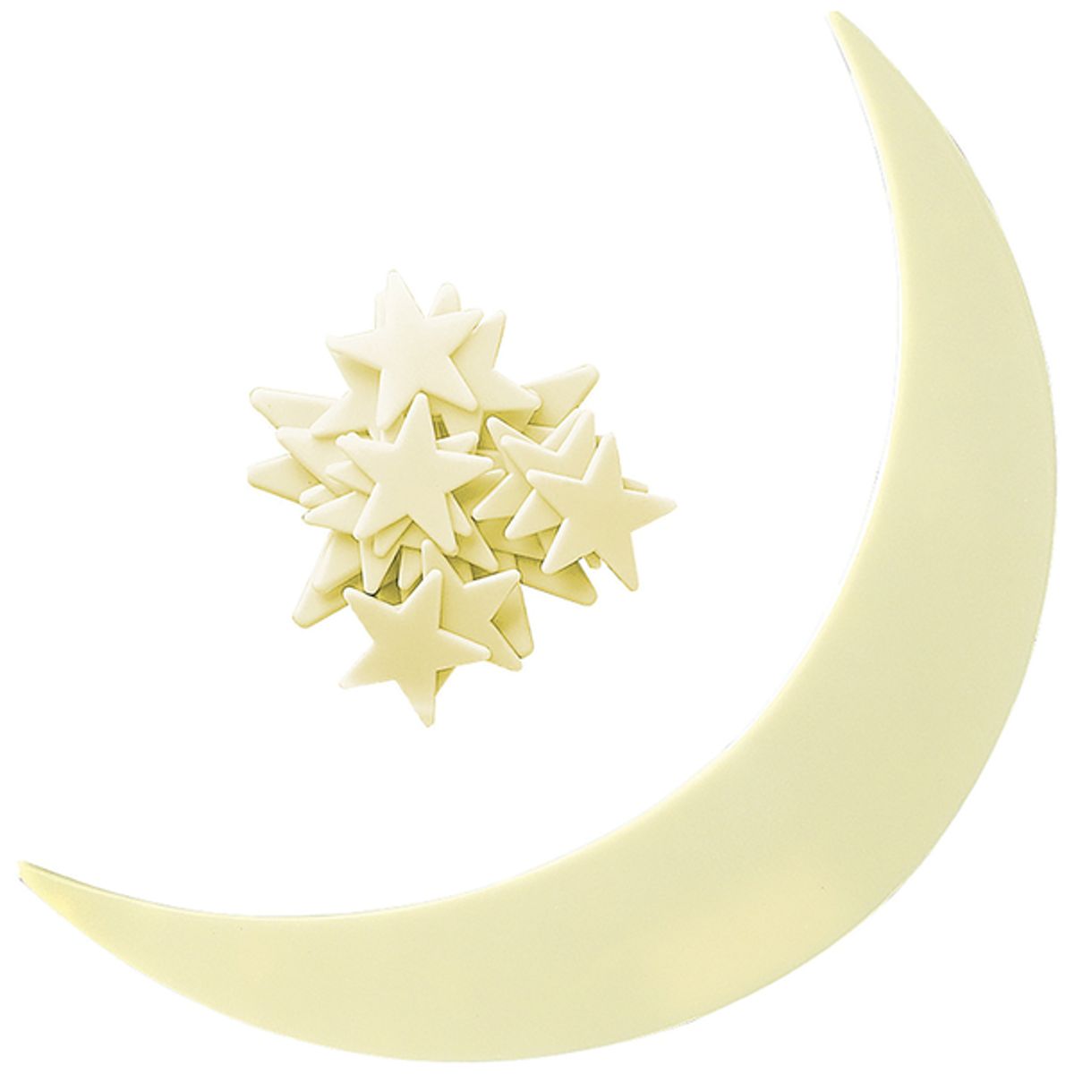 4M - Luna y estrellas brilla en la oscuridad