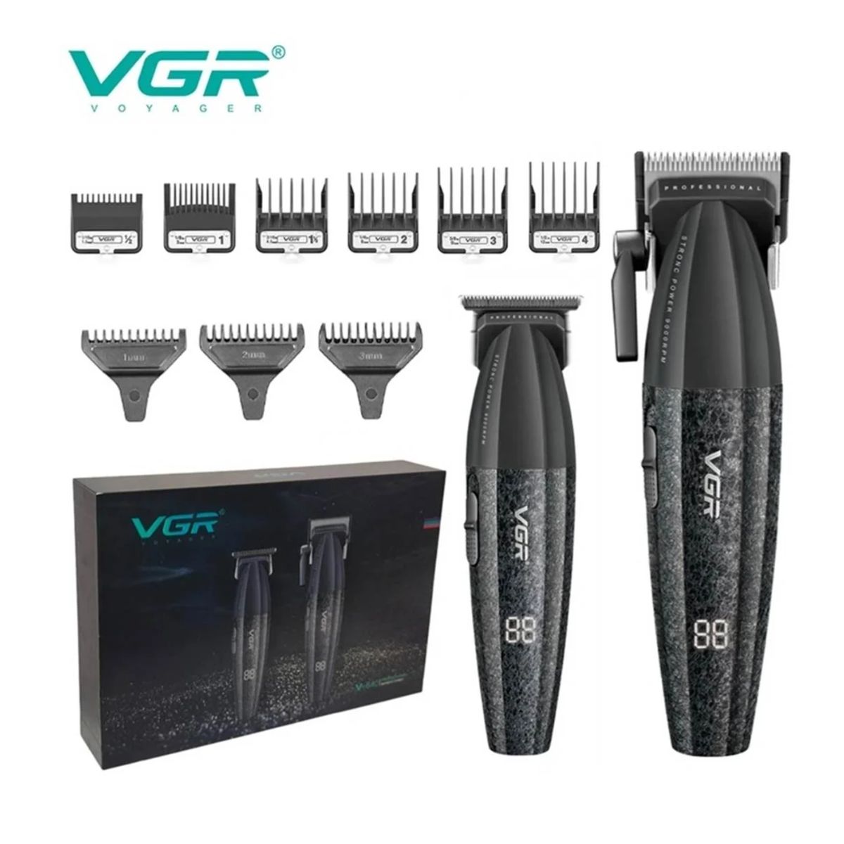 SEISA - Maquinas Cortadora Cabello Profesional VGR V-640 Barberia