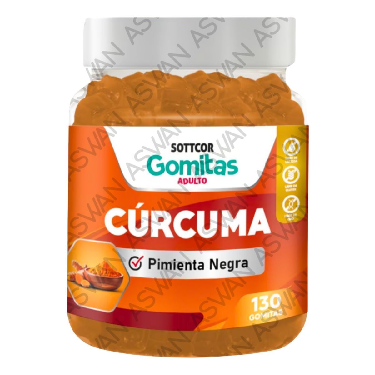GENERICO - GOMITAS DE CÚRCUMA PARA ADULTOS  SOTTCOR 100GR