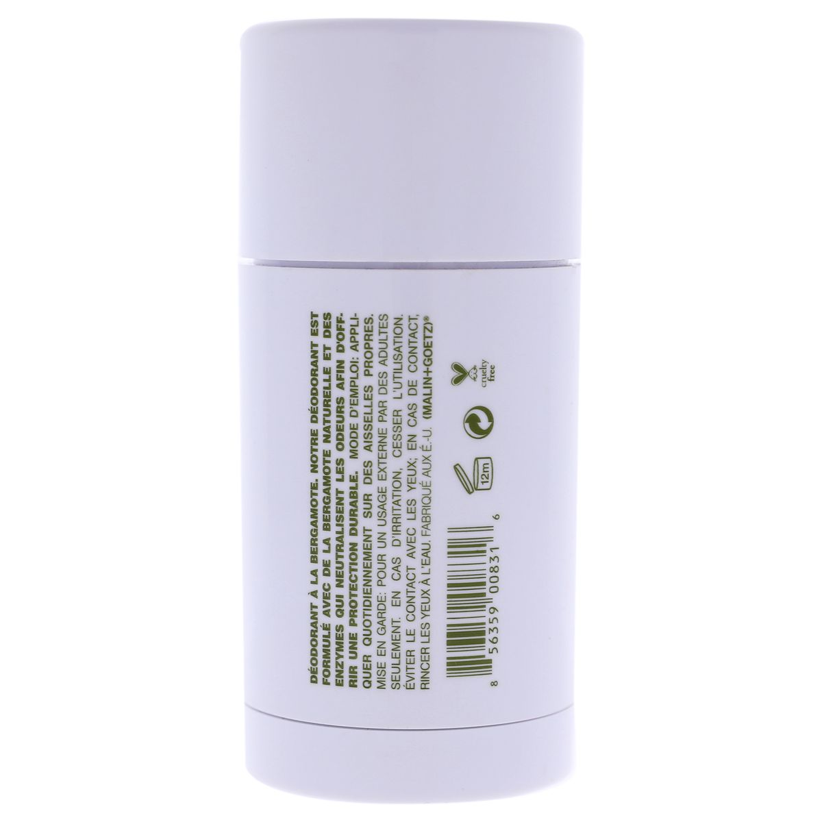 MALIN + GOETZ - Desodorante en Barra de Bergamota 80ml - Malin + Goetz