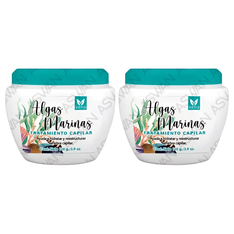 GENERICO - PACK DE 2 TRATAMIENTO CAPILAR ALGAS MARINAS 110GR - VENA