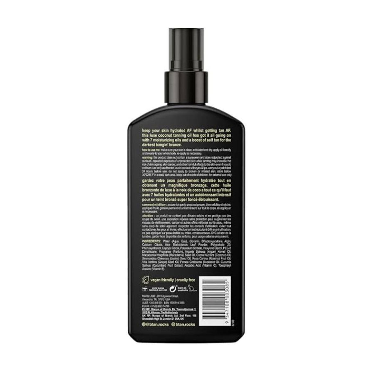 B TAN - Aceite Bronceador "Tanned AF Intensifier" - B.Tan - 237 ml