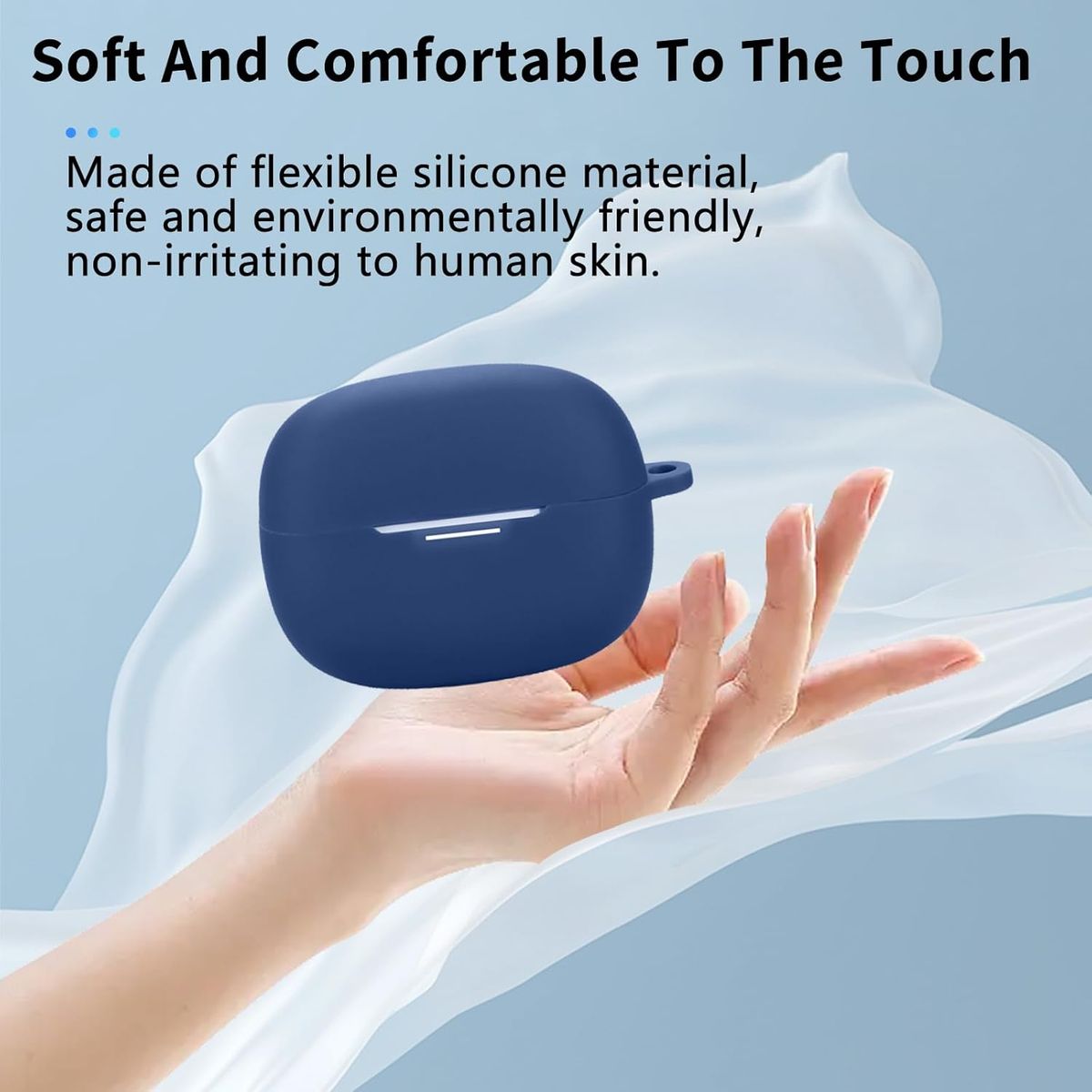 GENERICO - Funda de silicona para auriculares Xiaomi Redmi Buds 6 Pro - Azul