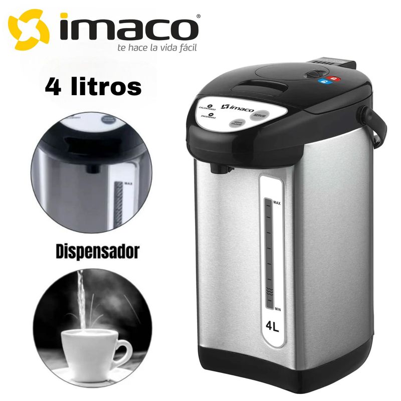 IMACO - Termo Hervidor Imaco TP 4050SS 4 litros Opc Servir Inox