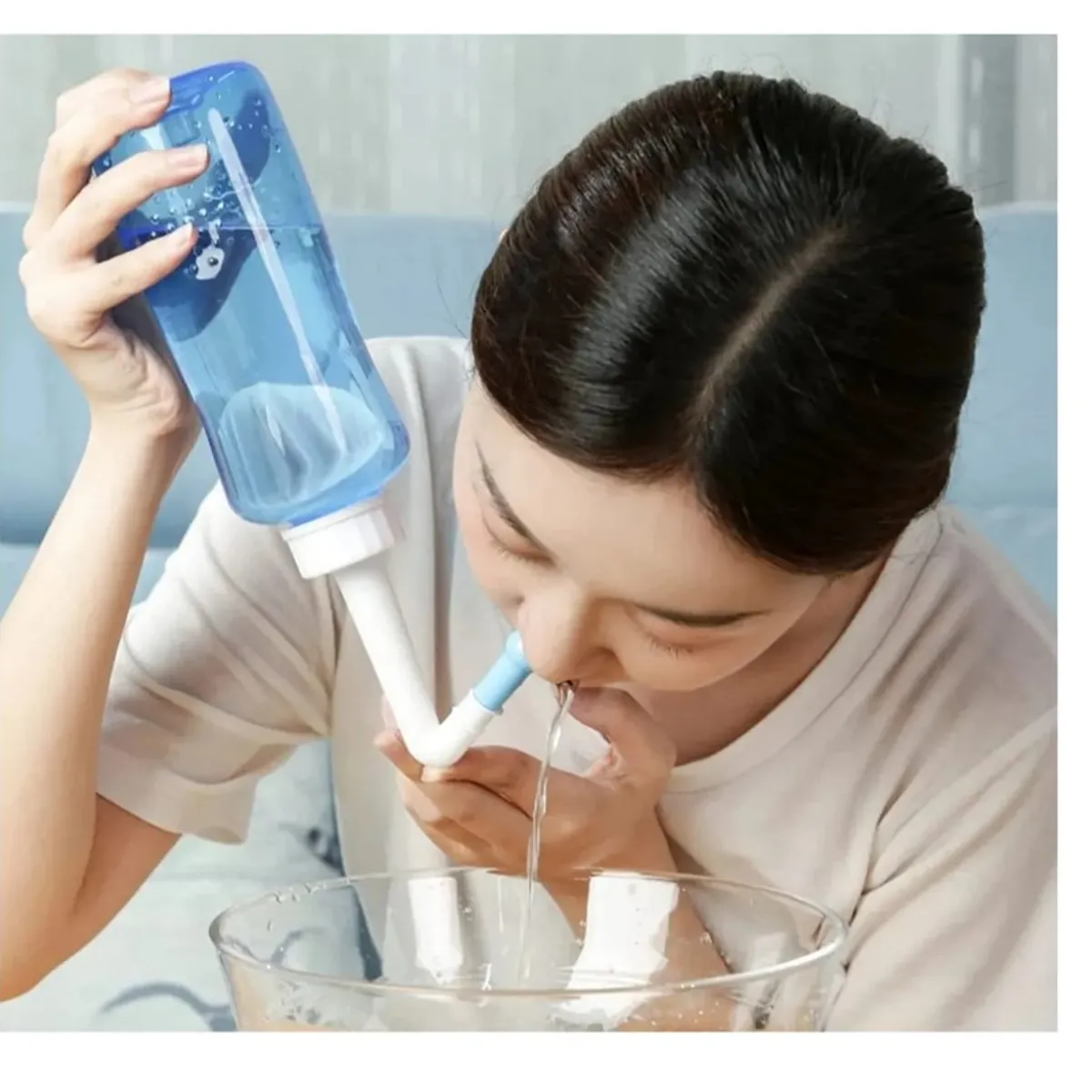 GENERICO - Limpiador Nariz Irrigador Nasal Lavado 300ml Sinusitis