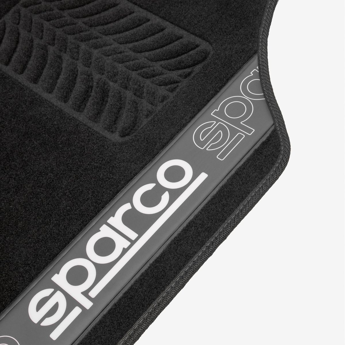 SPARCO - Pisos Sparco 4 Piezas de Poliéster Gris
