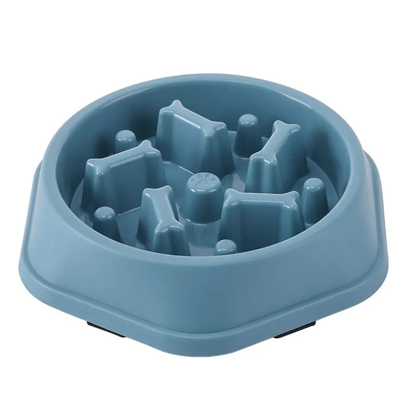 AMICATS - Plato Antiansiedad para Mascotas Azul