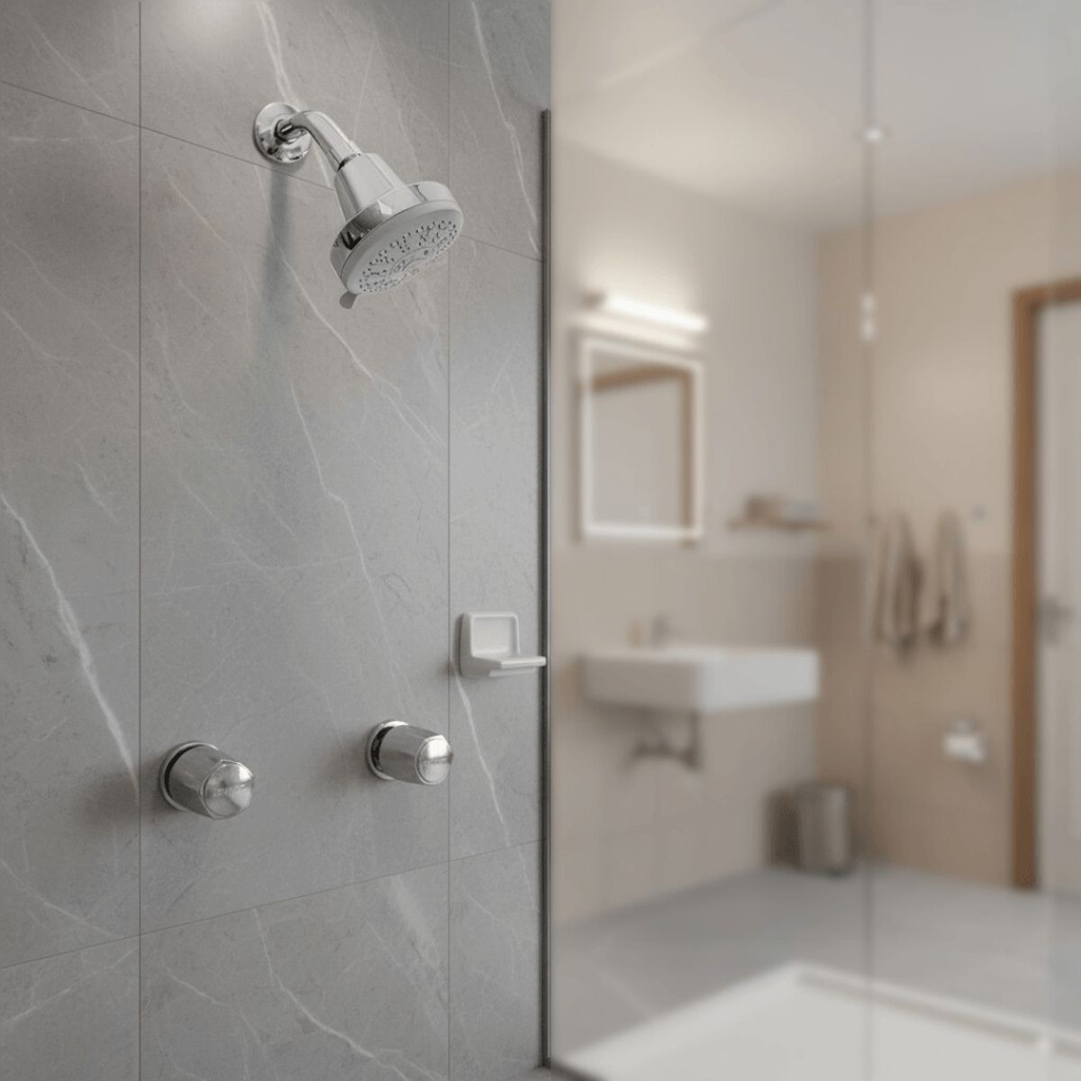 VAINSA - Mezcladora de ducha Ibiza con salida Aquarius Vainsa