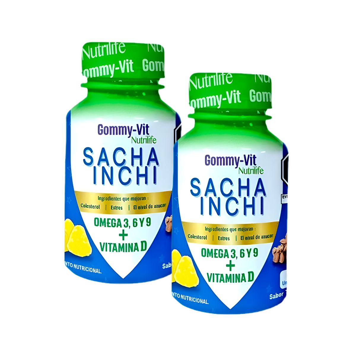 GENERICO - DUO PACK Gomitas con  Sacha Inchi más Vitamina D
