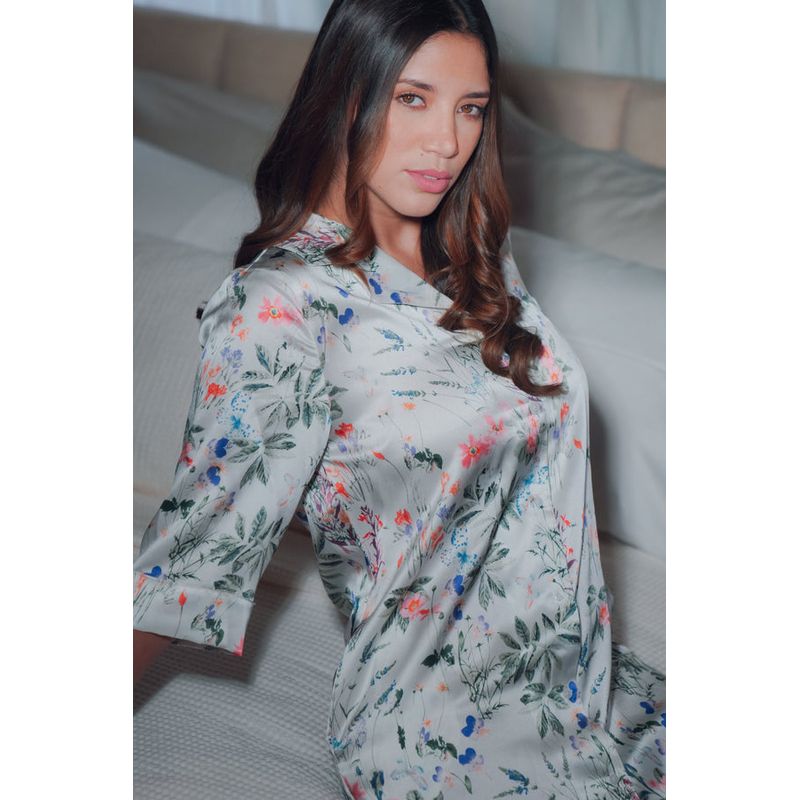 PLUMAS - Camisón Olivia Seda