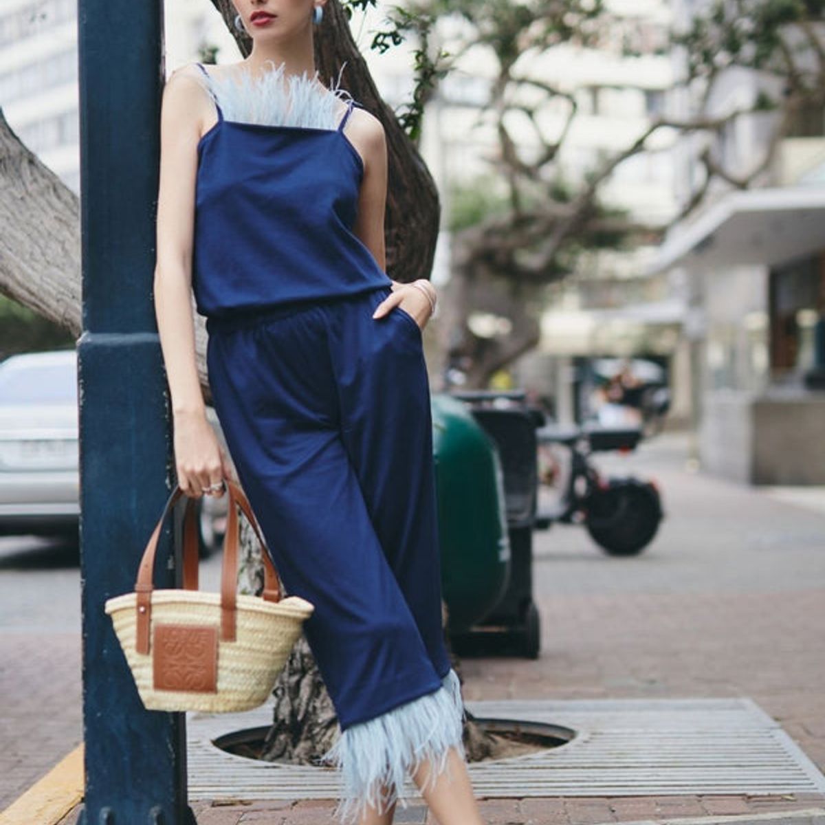 PLUMAS - Pijama Camila Celeste