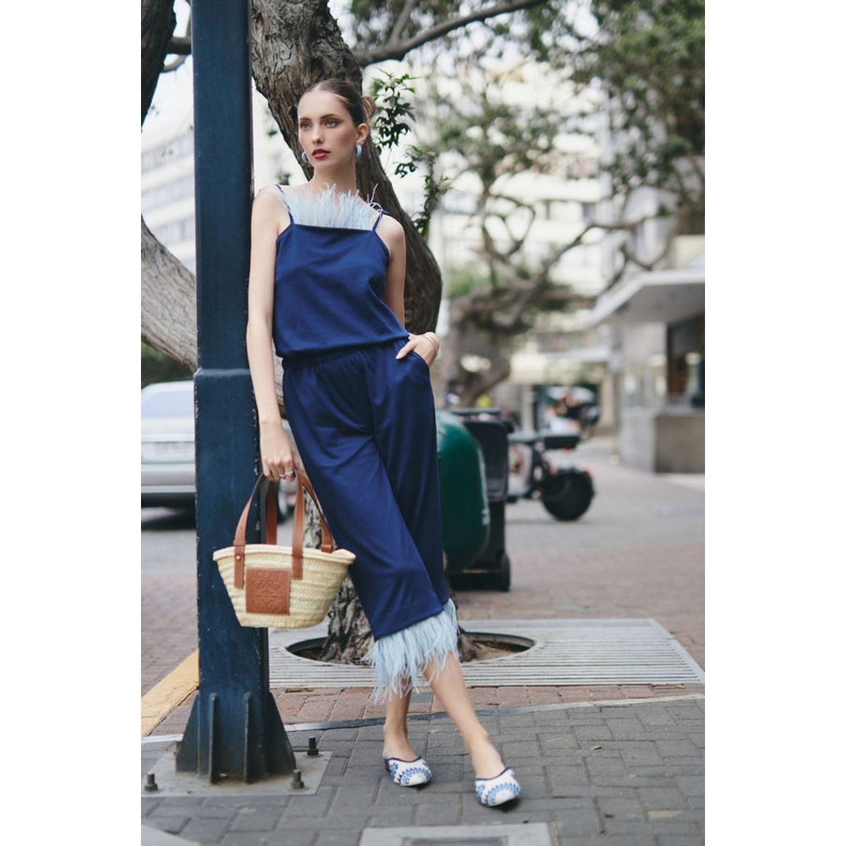 PLUMAS - Pijama Camila Celeste