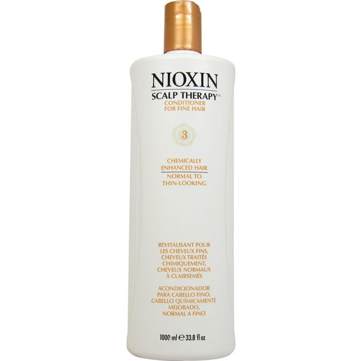 NIOXIN - Acondicionador de terapia de cuero cabelludo System 3 para cabello fino mejorado quimicamente-Nioxin Para Unisex-33.8oz