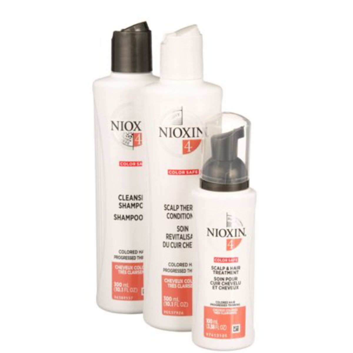 NIOXIN - Kit de adelgazamiento progresivo para el cabello tenido System 4-Nioxin Para Unisex-3pc