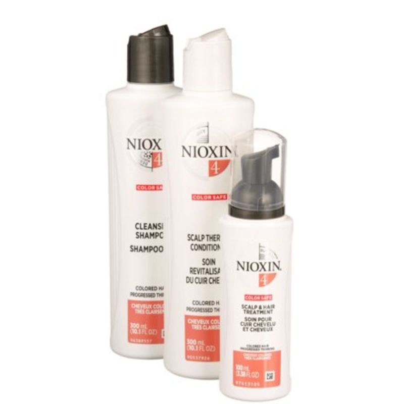 NIOXIN - Kit de adelgazamiento progresivo para el cabello tenido System 4-Nioxin Para Unisex-3pc