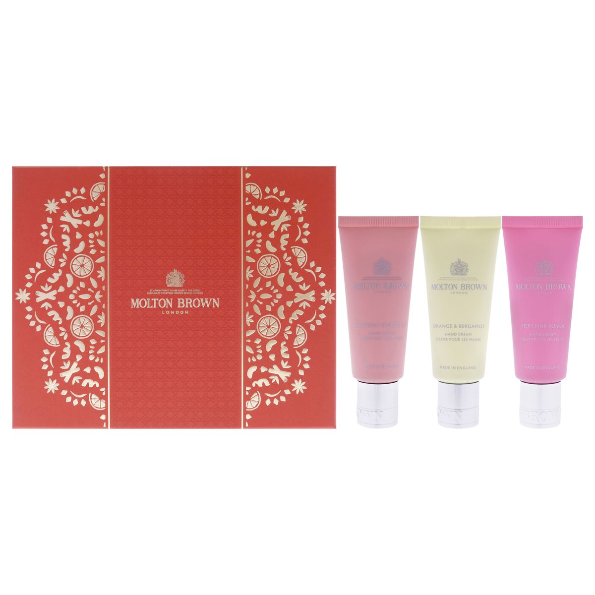 GENERICO - Set de Cuidado de Manos Floral y Picante 3Pc Molton Brown