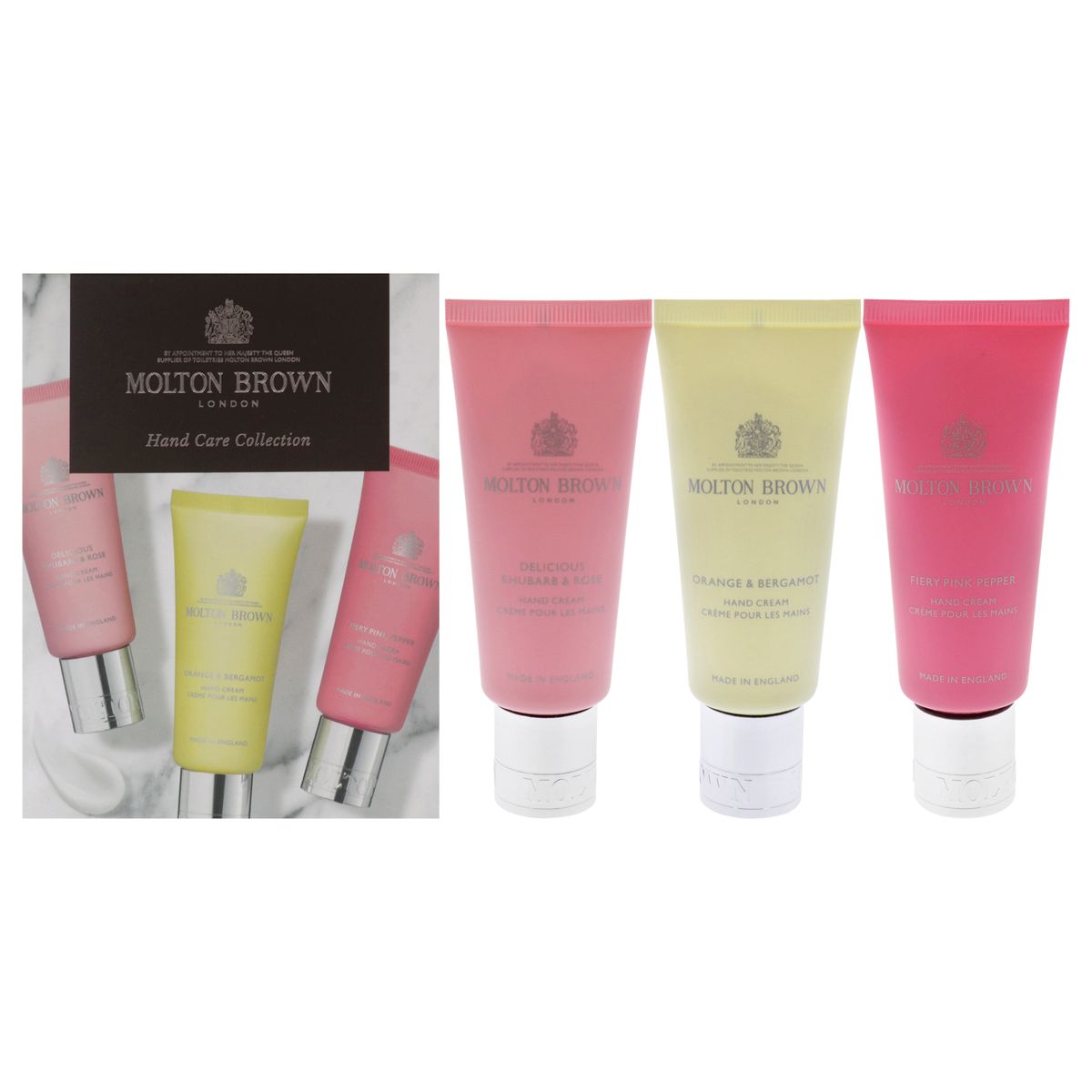 GENERICO - Set de Colección de Cuidado de Manos Floral y Picante 3Pc Molton Brown
