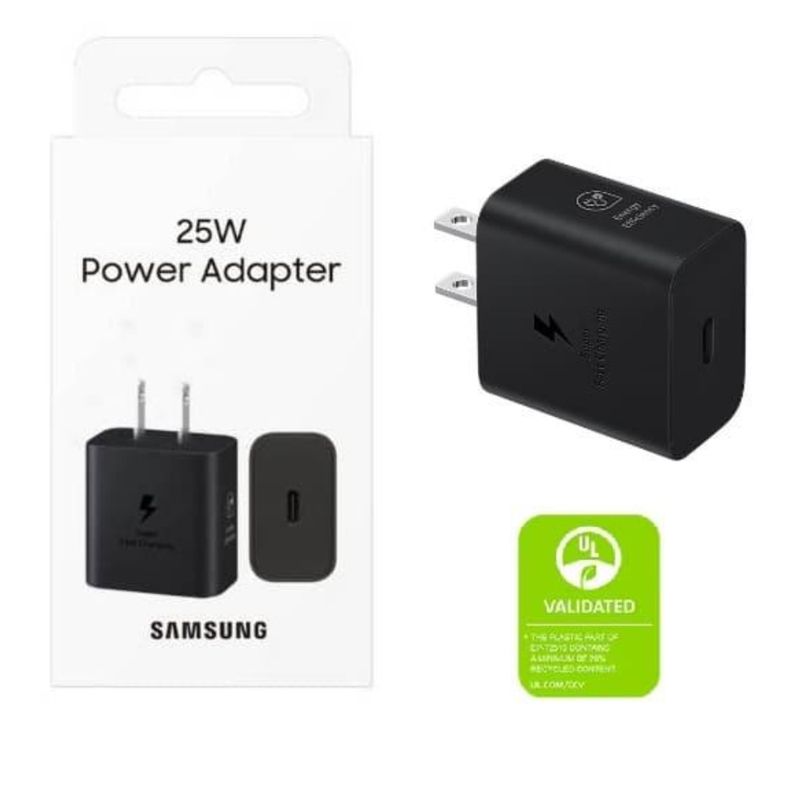 SAMSUNG - Adaptador De Pared Samsung 25W Para Galaxy A26 Negro