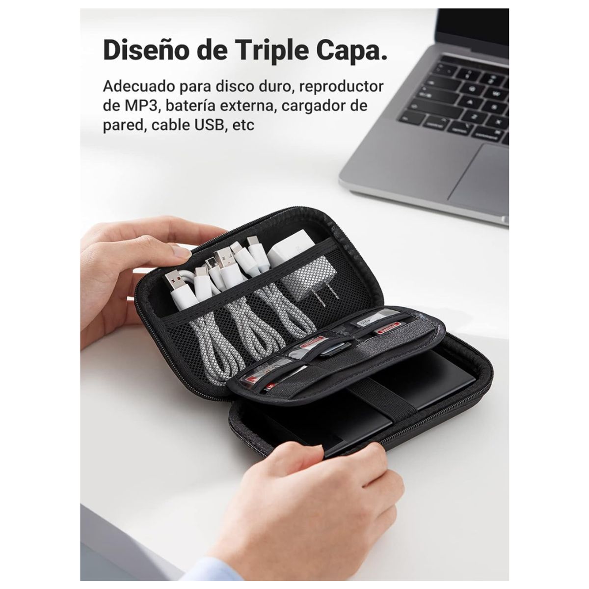 UGREEN - Estuche UGREEN para Disco Power Bank y Accesorios Electrónicos