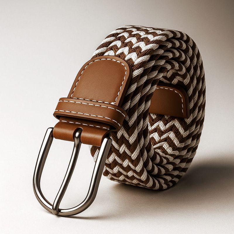 GENERICO - CORREA ELASTICA TRENZADA UNISEX