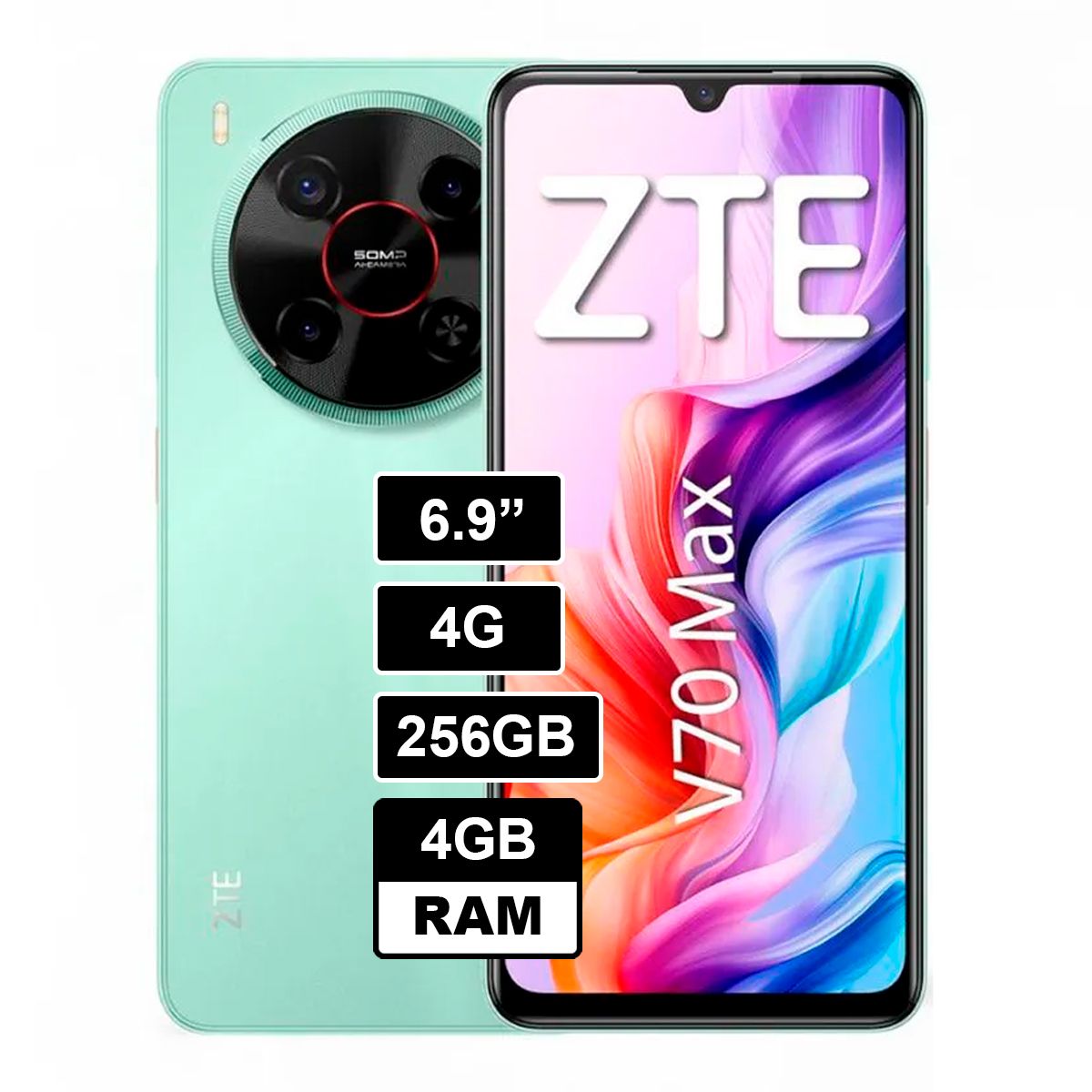 ZTE - CELULAR ZTE BLADE V70 MAX 4RAM 256GB VERDE