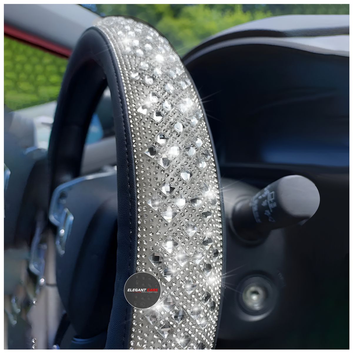 GENERICO - Funda de Volante Perlas Elegante Auto Camioneta