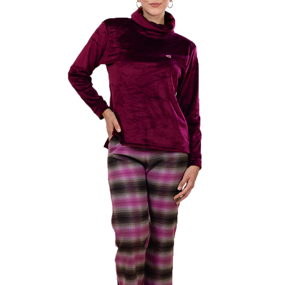 KYM MULTIUSOS - PIJAMA TERCIOPELO MUJER