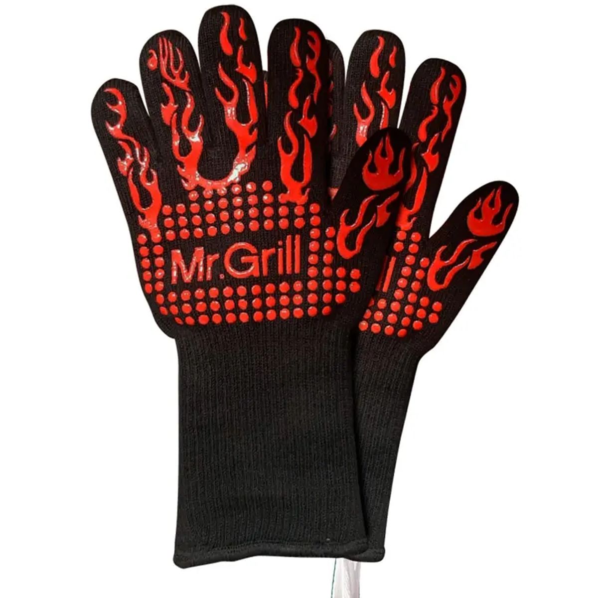 MR GRILL - Guantes De Fuego- Rojos - Mr Grill