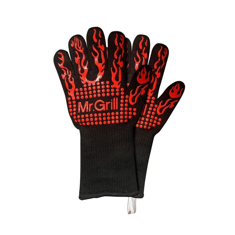 MR GRILL - Guantes De Fuego- Rojos - Mr Grill