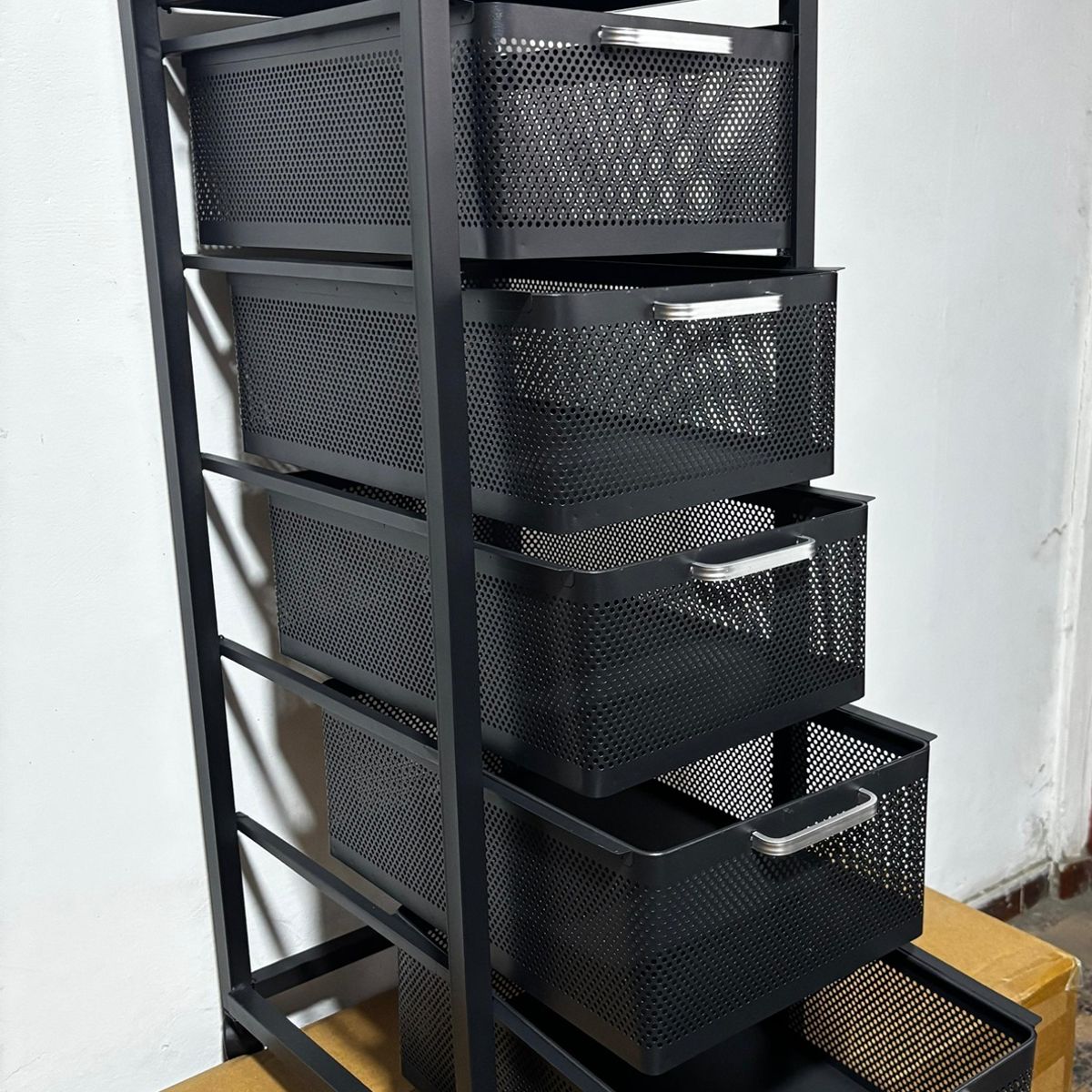 GENERICO - Carro organizador de herramientas oficina multifuncion 5 cajones