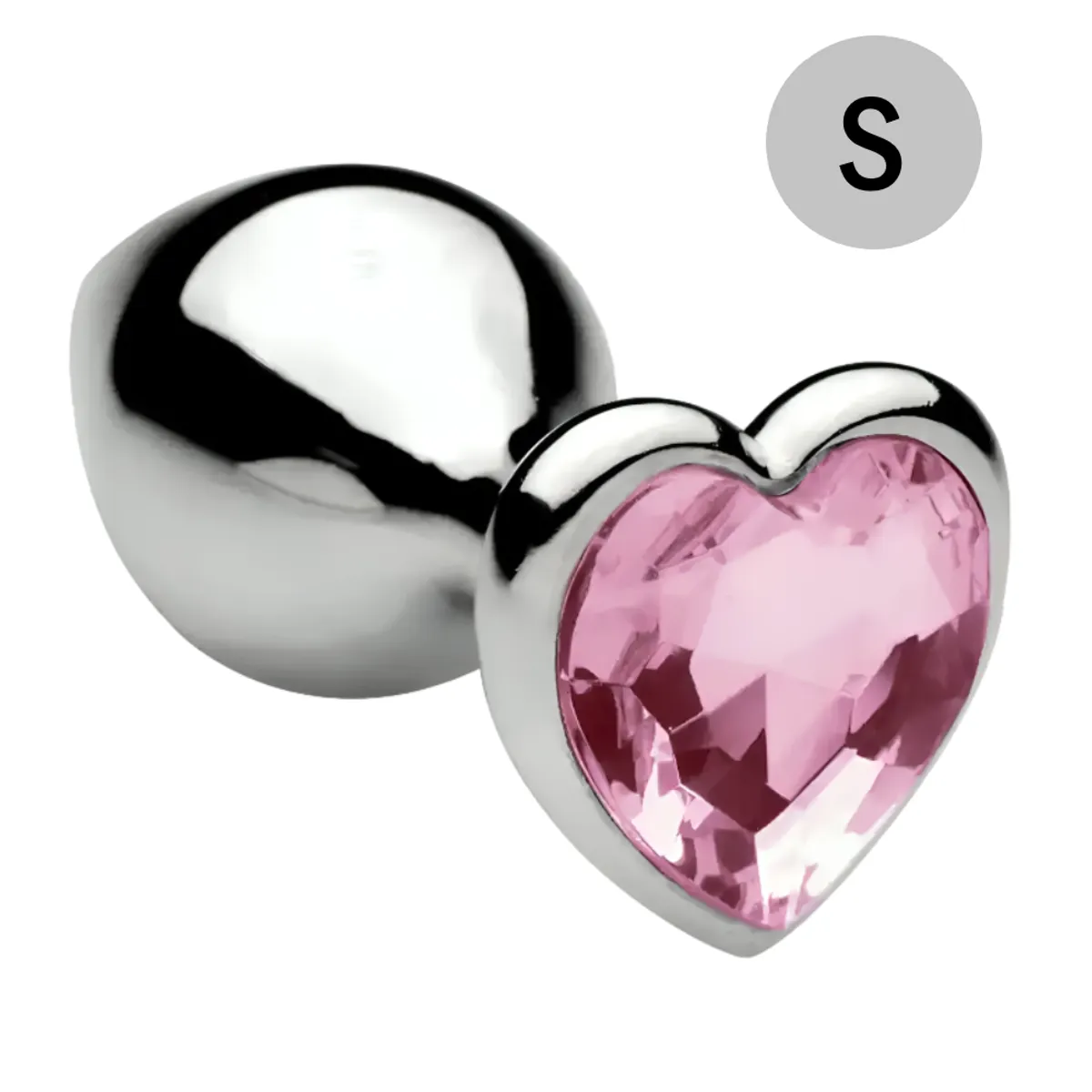 GENERICO - Plug De metal 7 x 2.8 cm CORAZON - S