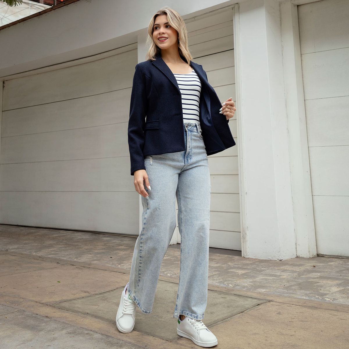 GENERICO - BLAZER DE PAÑO DE MUJER