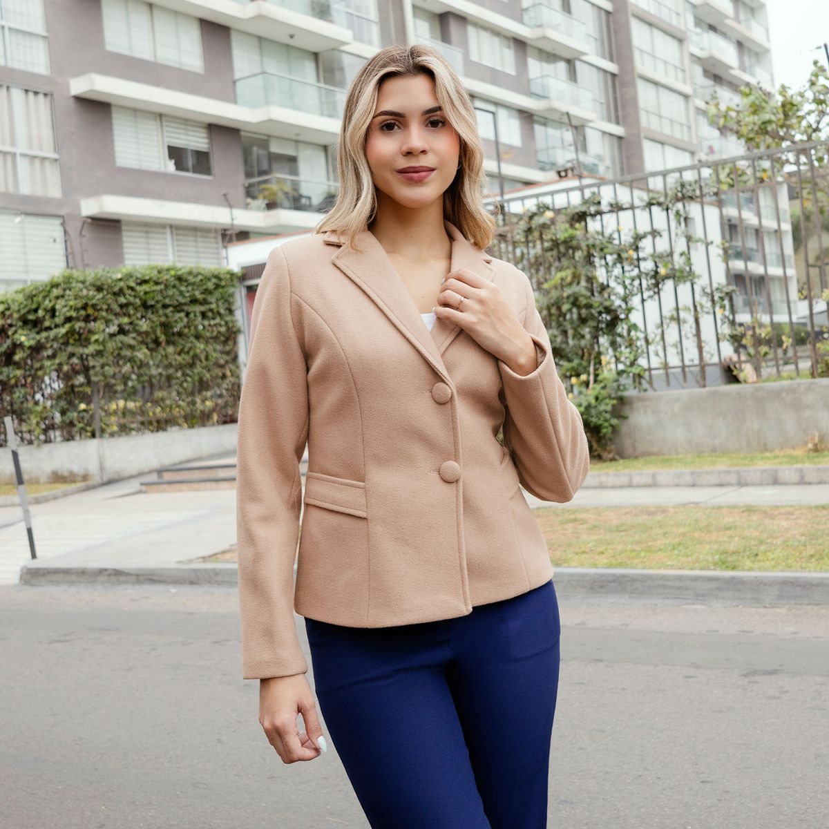 GENERICO - BLAZER DE PAÑO DE MUJER