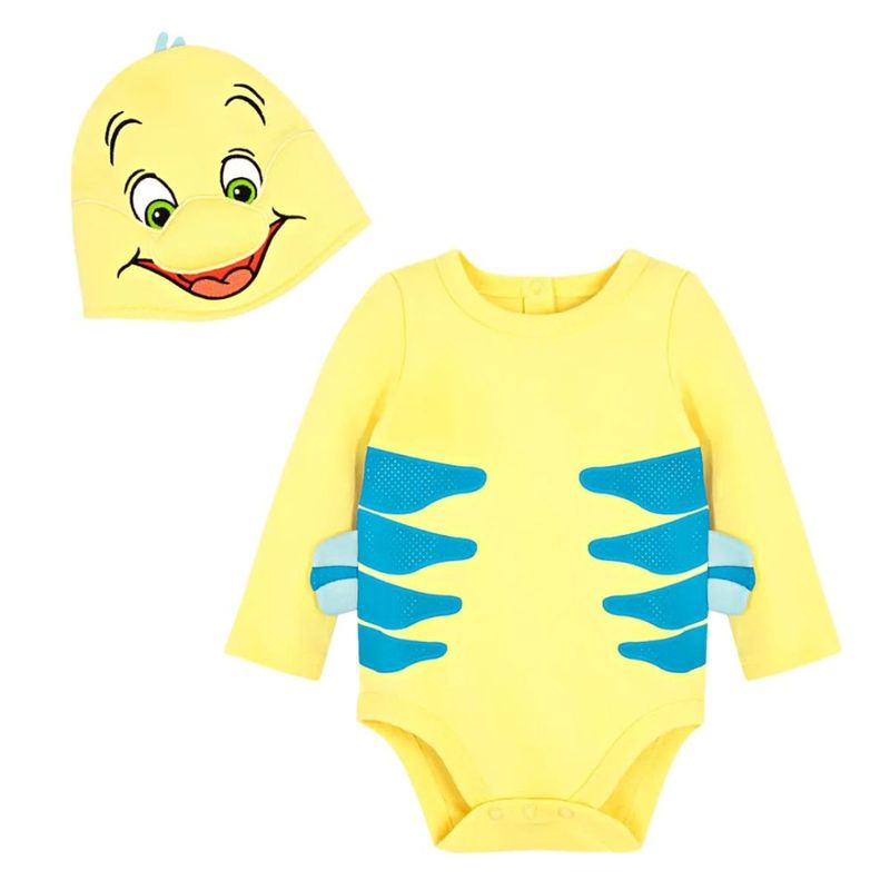 DISNEY - Disfraz Bebe Unisex Flounder La Sirenita Disney Store