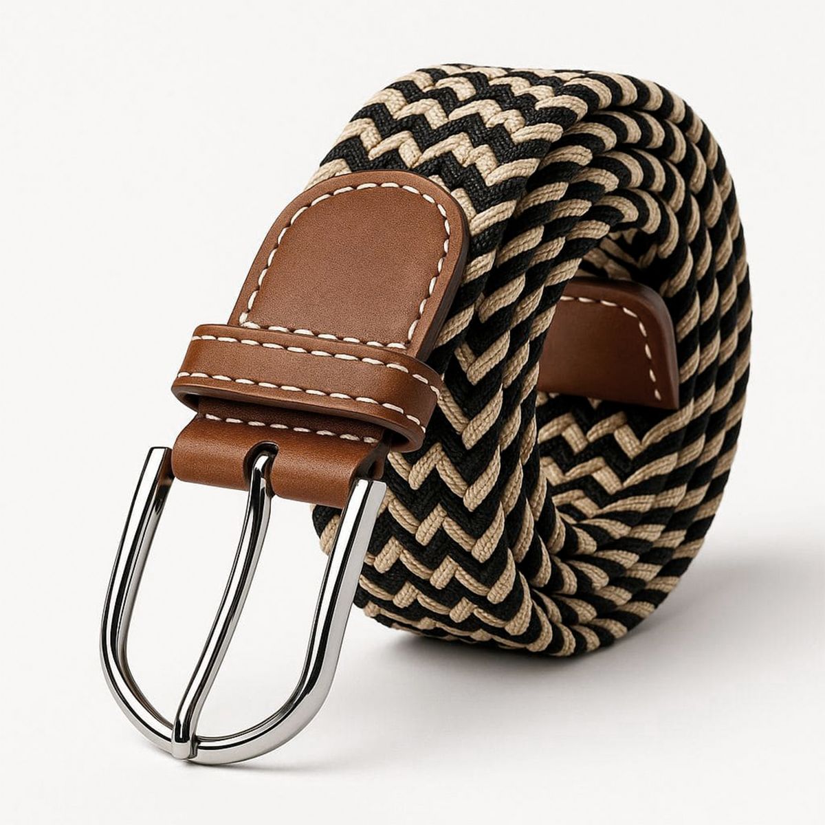 GENERICO - CORREA ELASTICA TRENZADA UNISEX