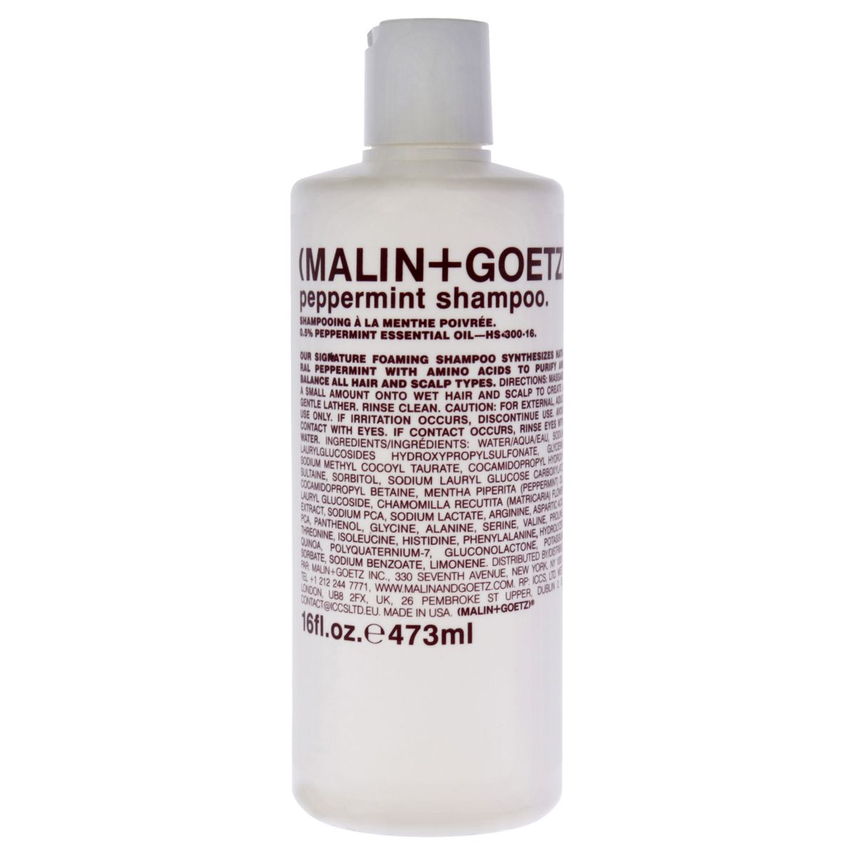 MALIN + GOETZ - Champú de Menta 480ml - Malin + Goetz