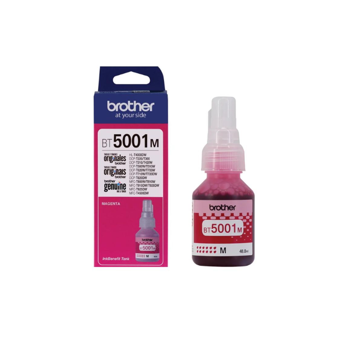 BROTHER - Botella de Tinta Brother BT5001M Magenta
