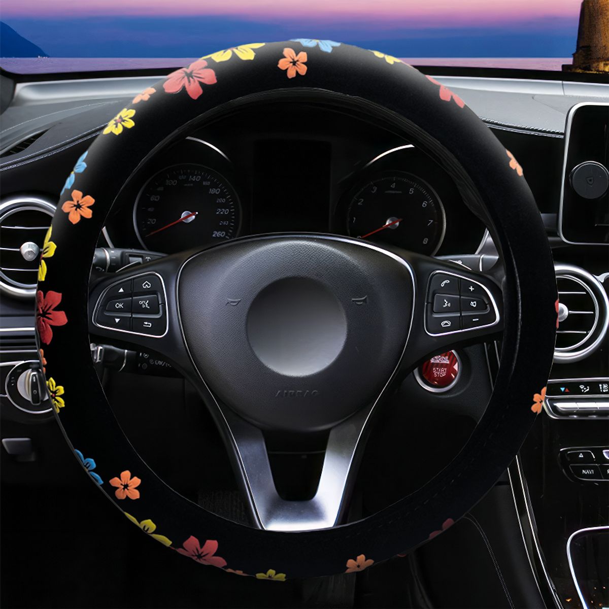 GENERICO - Forro de Timón Diseño Elegante Universal