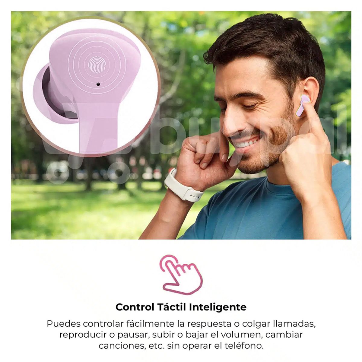 GENERICO - Audifonos Inalambricos con Cancelación de Ruido Air 31 Rosa