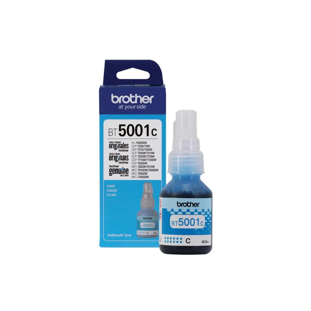 BROTHER - Botella de Tinta Brother BT5001C Cyan