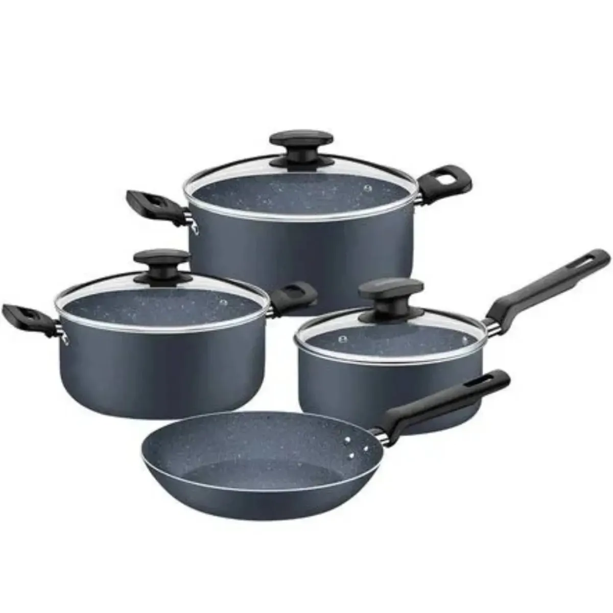 TRAMONTINA - Juego de Ollas TRAMONTINA Max azul 7pzas