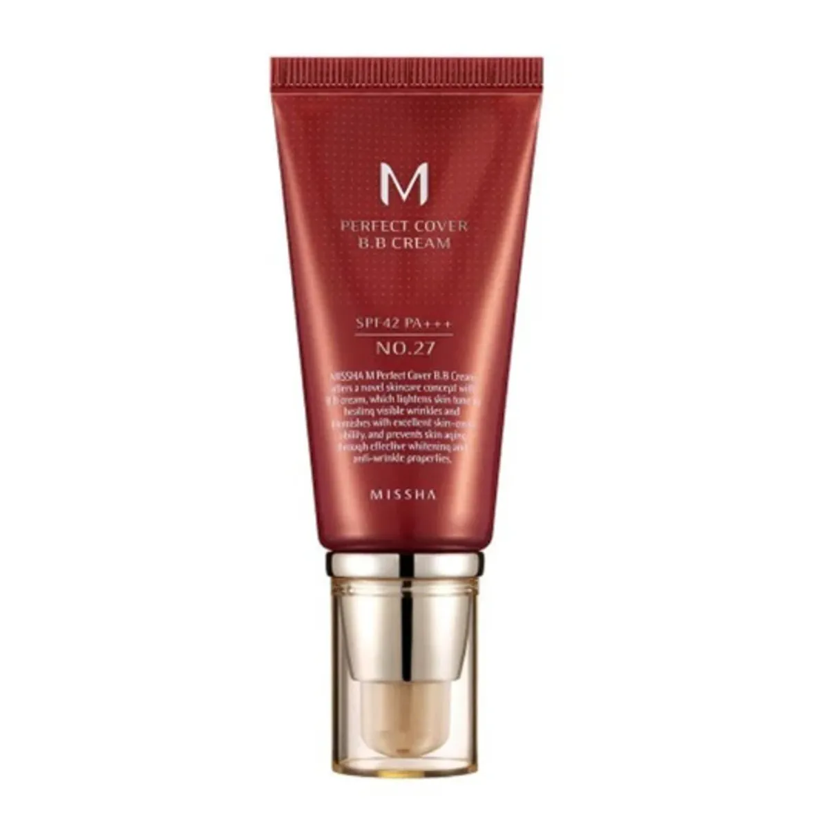 MISSHA - MISSHA M PERFECT COVER BB CREAM SPF 42/PA +++ BEIGE Nº 27