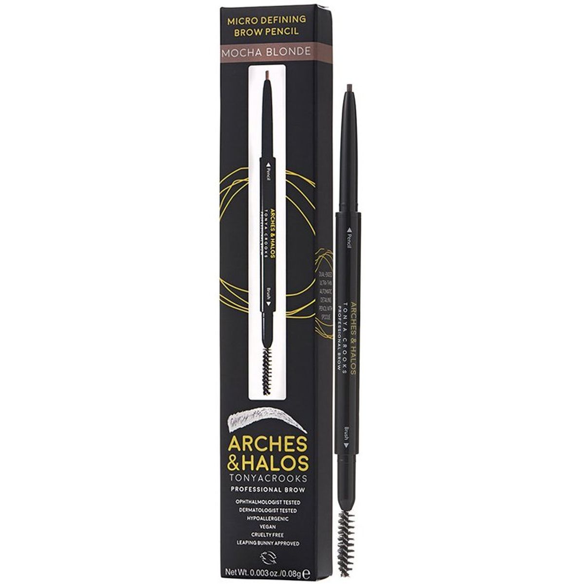 ARCHES AND HALOS - Lápiz de cejas-Rubio moca-Arches and Halos-0.003oz