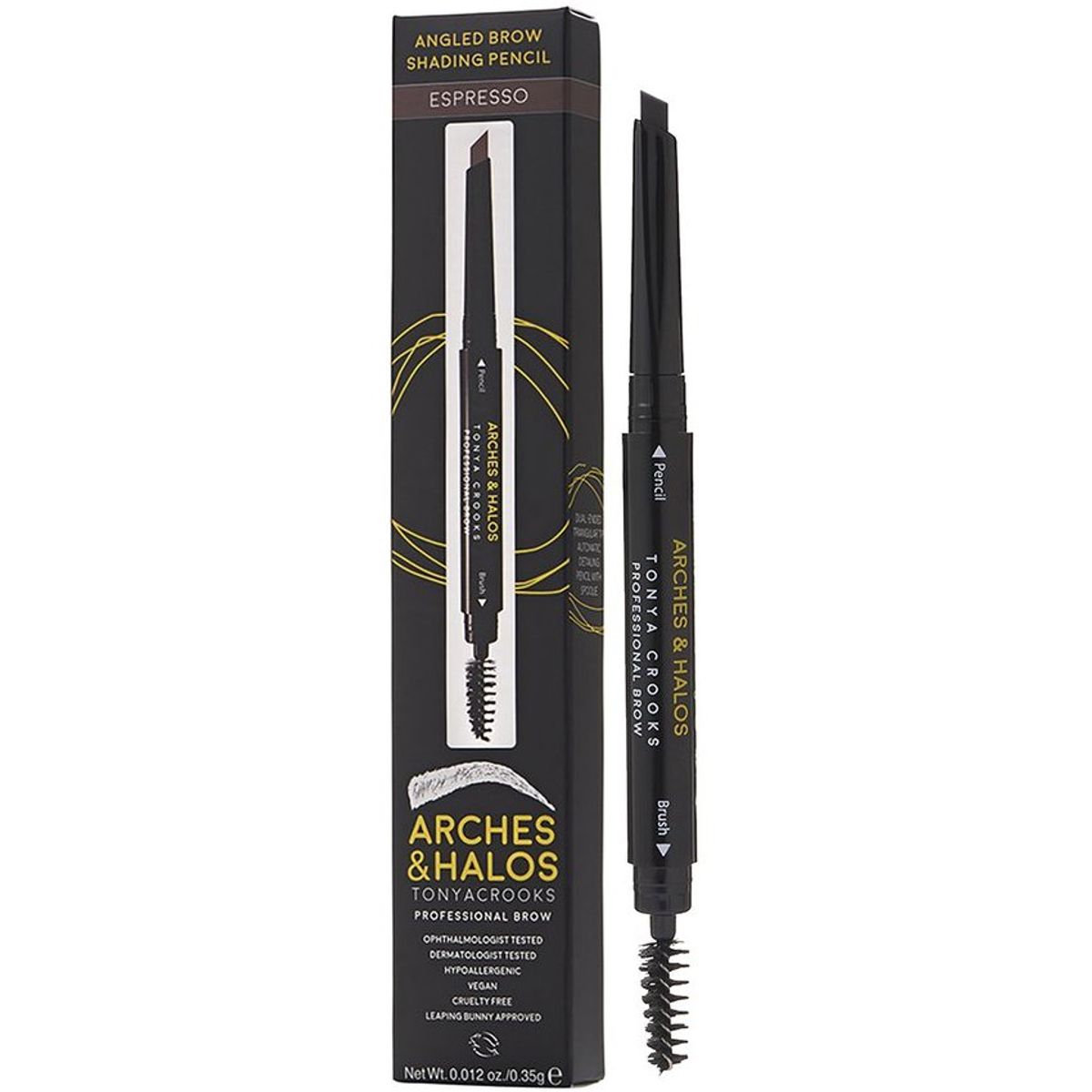 ARCHES AND HALOS - Lápiz sombreador de cejas en ángulo-Arches and Halos-0.012oz