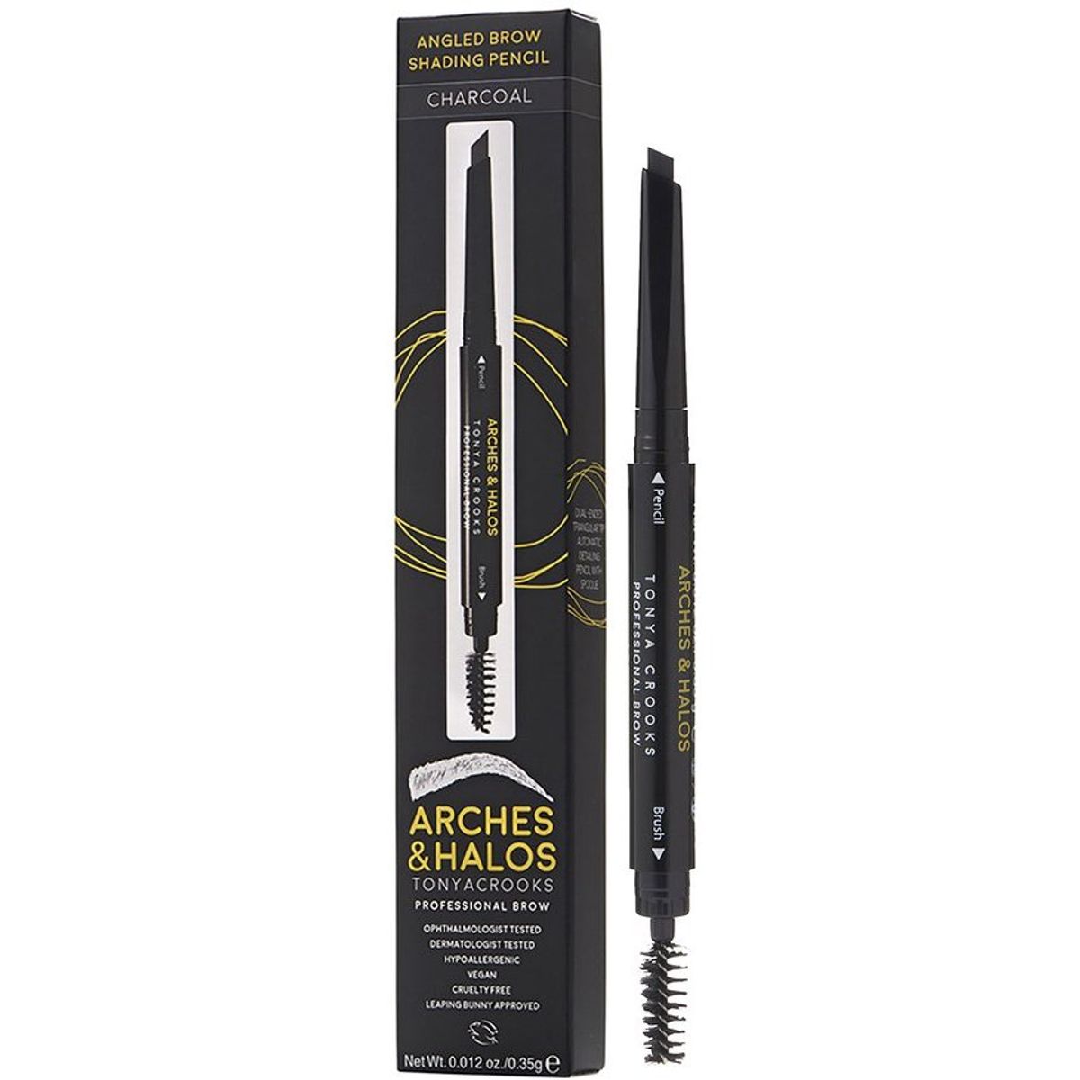 ARCHES AND HALOS - Lápiz sombreador de cejas en ángulo-Arches and Halos-0.012oz