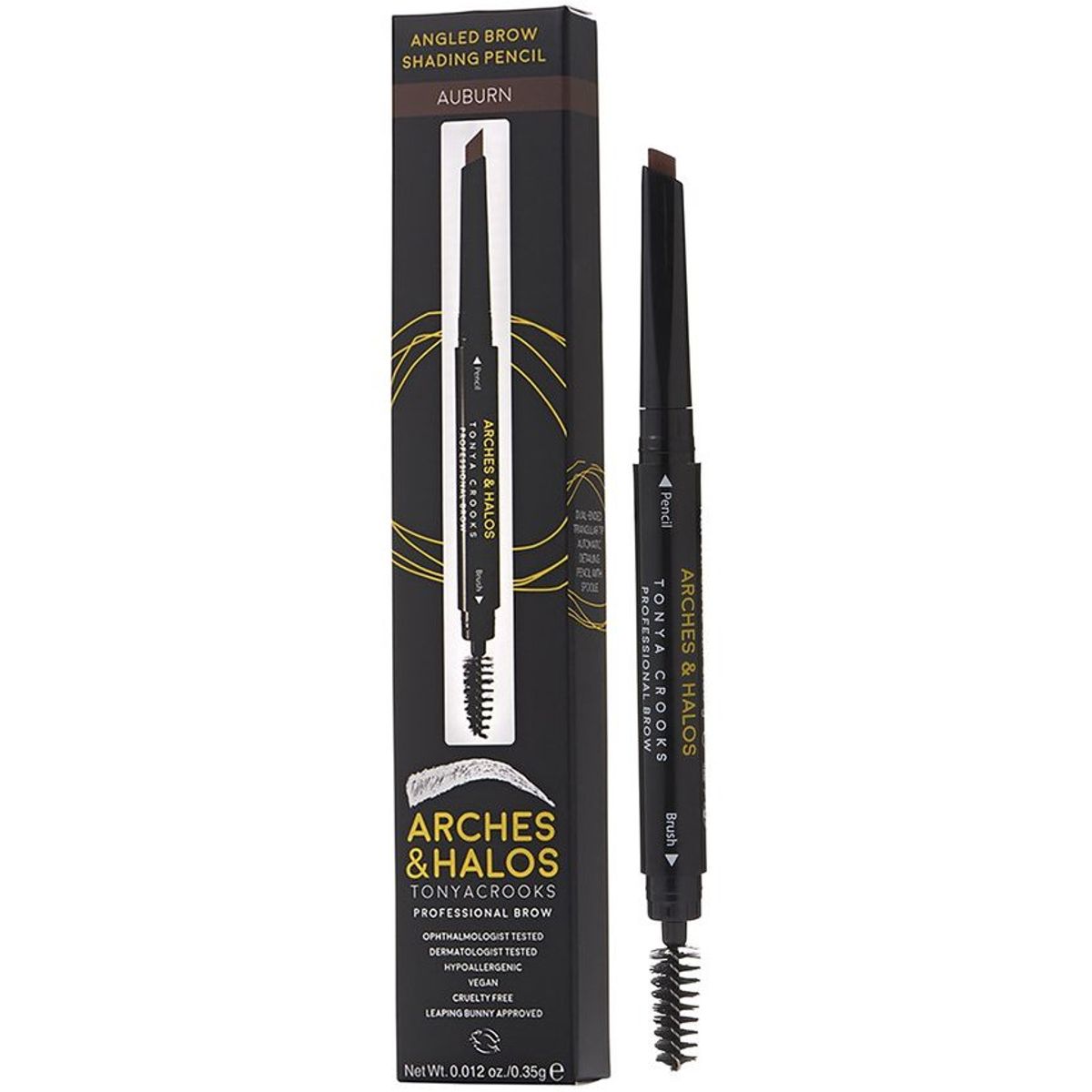 ARCHES AND HALOS - Arcos y halos-Lápiz sombreador de cejas en ángulo-Auburn
